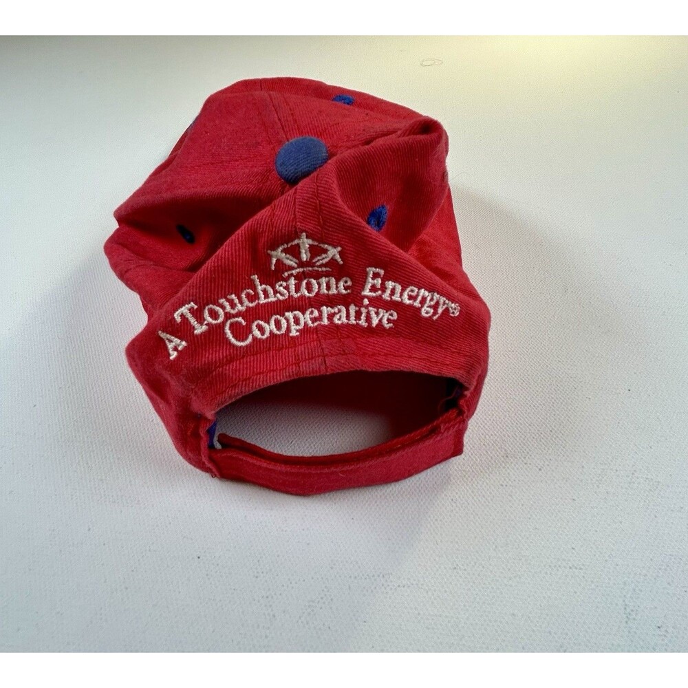 Claiborne Electric Co-op Hat Cap Red Cotton Touchstone Energy Louisiana - Picture 7 of 8